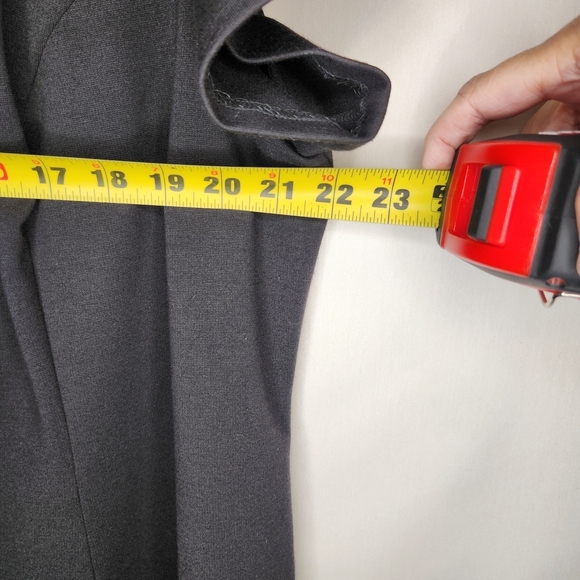 Alfani Black Dress with Silver Embellishments Suze 18W Neutral Staple - Picture 10 of 10